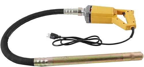 Concrete Vibrator Hand Held 800W Electric Concrete Vibrator with 1.2m(3.9ft) Copper Shaft Rod Portable Pencil Cement Vibrarator for Remove Air