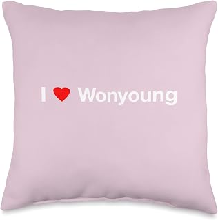 I Heart Wonyoung Throw Pillow