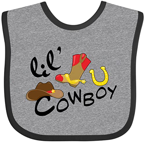 inktastic Lil' Cowboy Baby Bib
