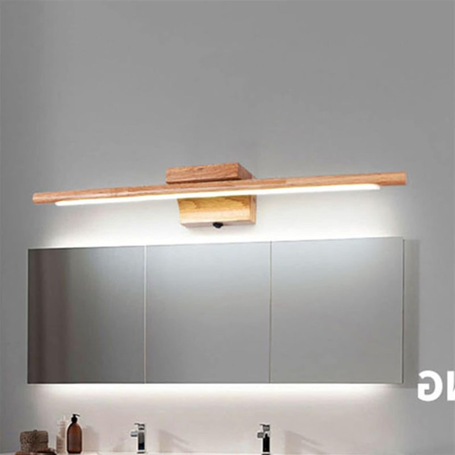 Lámpara de pared Luz de espejo Luz de pared sólida Baño moderno Vestidor Iluminación decorativa Decoración de pared Compatible with el hogar Luz con interruptor
