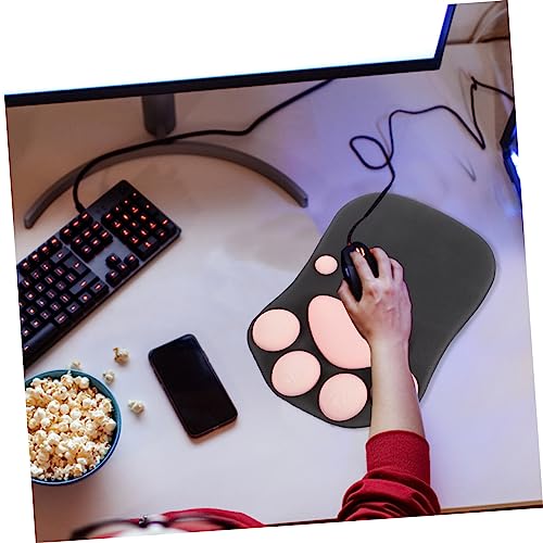 Tapis de souris ergonomique design patte de chat idée cadeau gaming