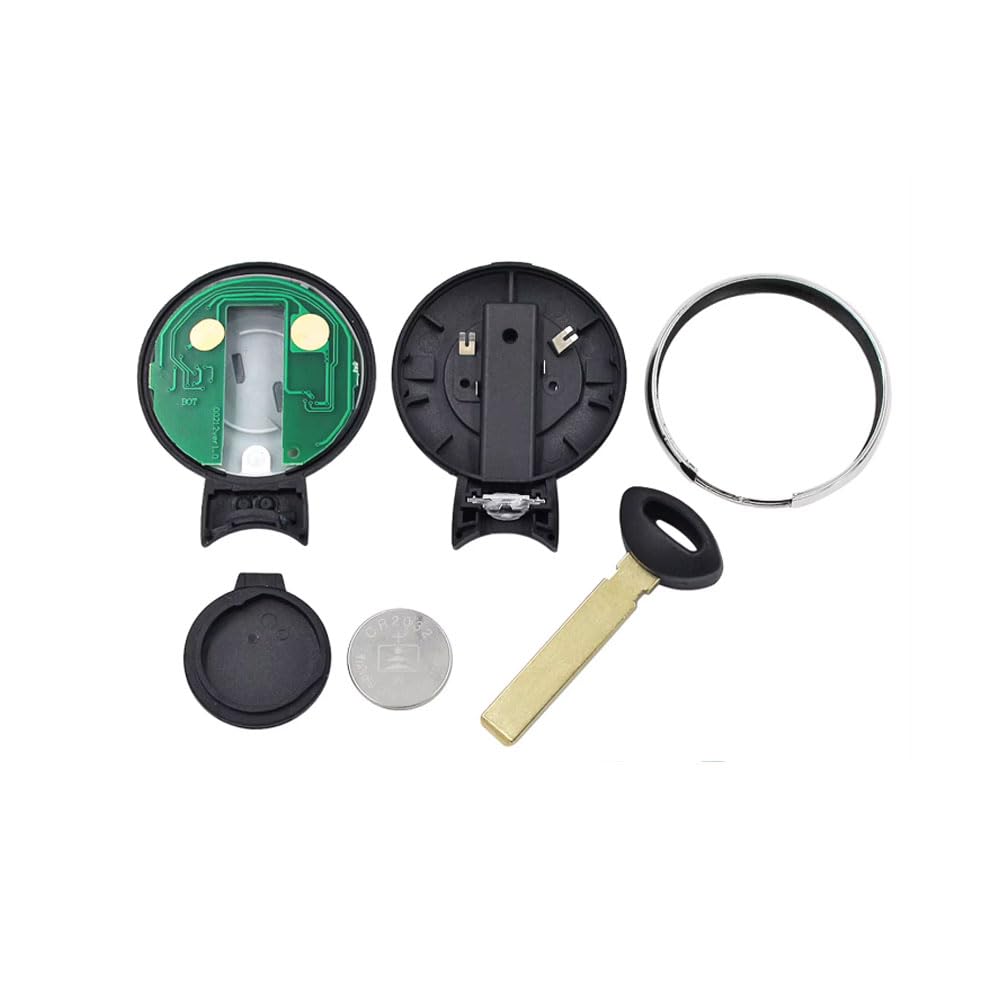 Smart Remote Key Shell Case Fob Carcasa De Llave De Coche Funda Mando 3 Botones Smart Remote Car Cas3 Stystem Fob for BMW Mini Cooper Remote S ONE D CLUBMAN COUNTRYMAN Control Smart 868mhz KR55WK49333