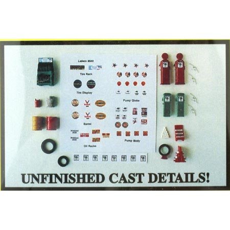 POST-1940S GAS STATION SET -- KIT