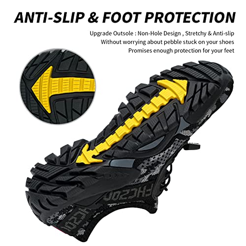 Image of SOBASO Water Shoes Women Men Quick Drying Swim Beach Aqua Shoes for Water Sport Diving Hiking Sailing Travel