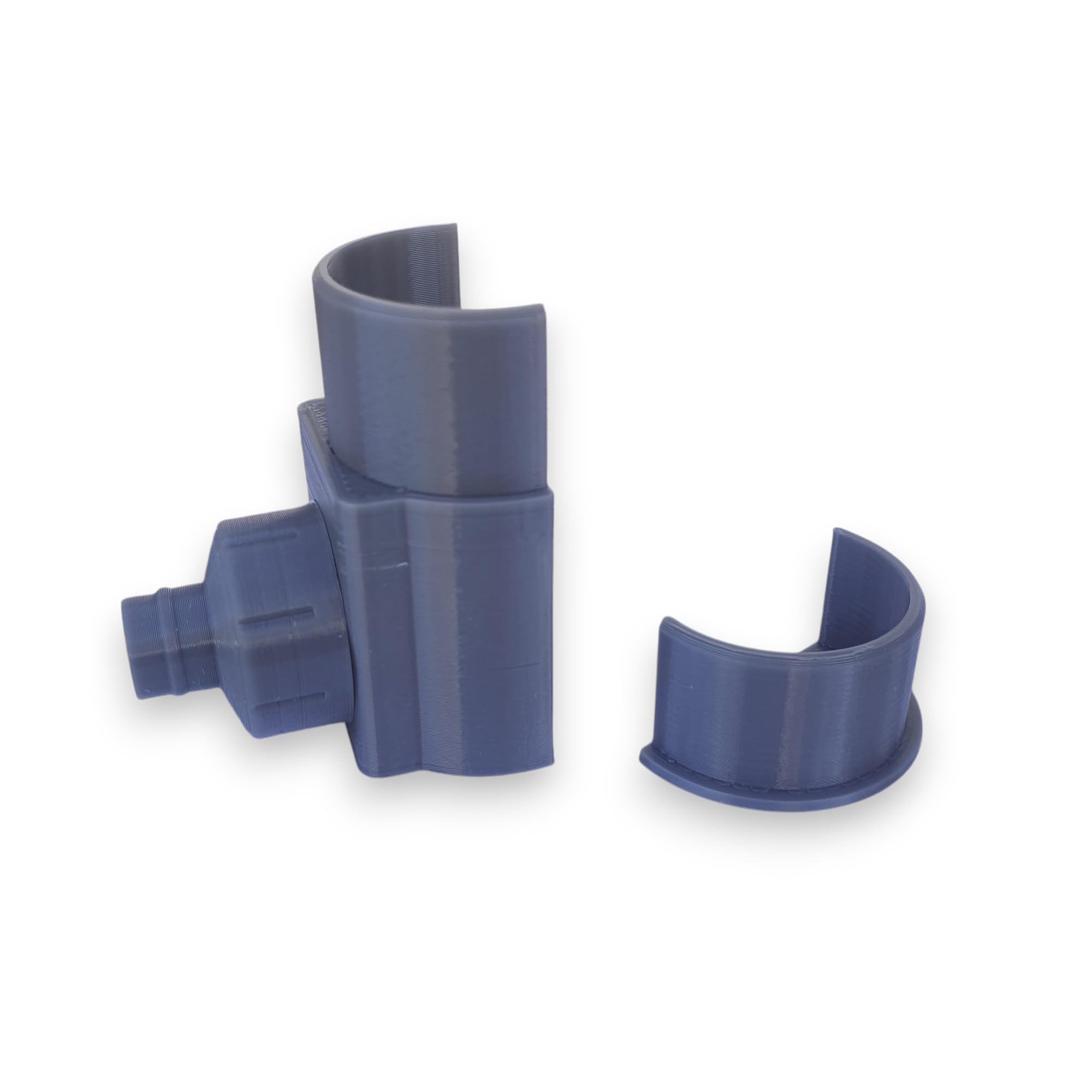 Half Round 36 mm Greenhouse Outlet & Blank End Kit, Grey - Image 3