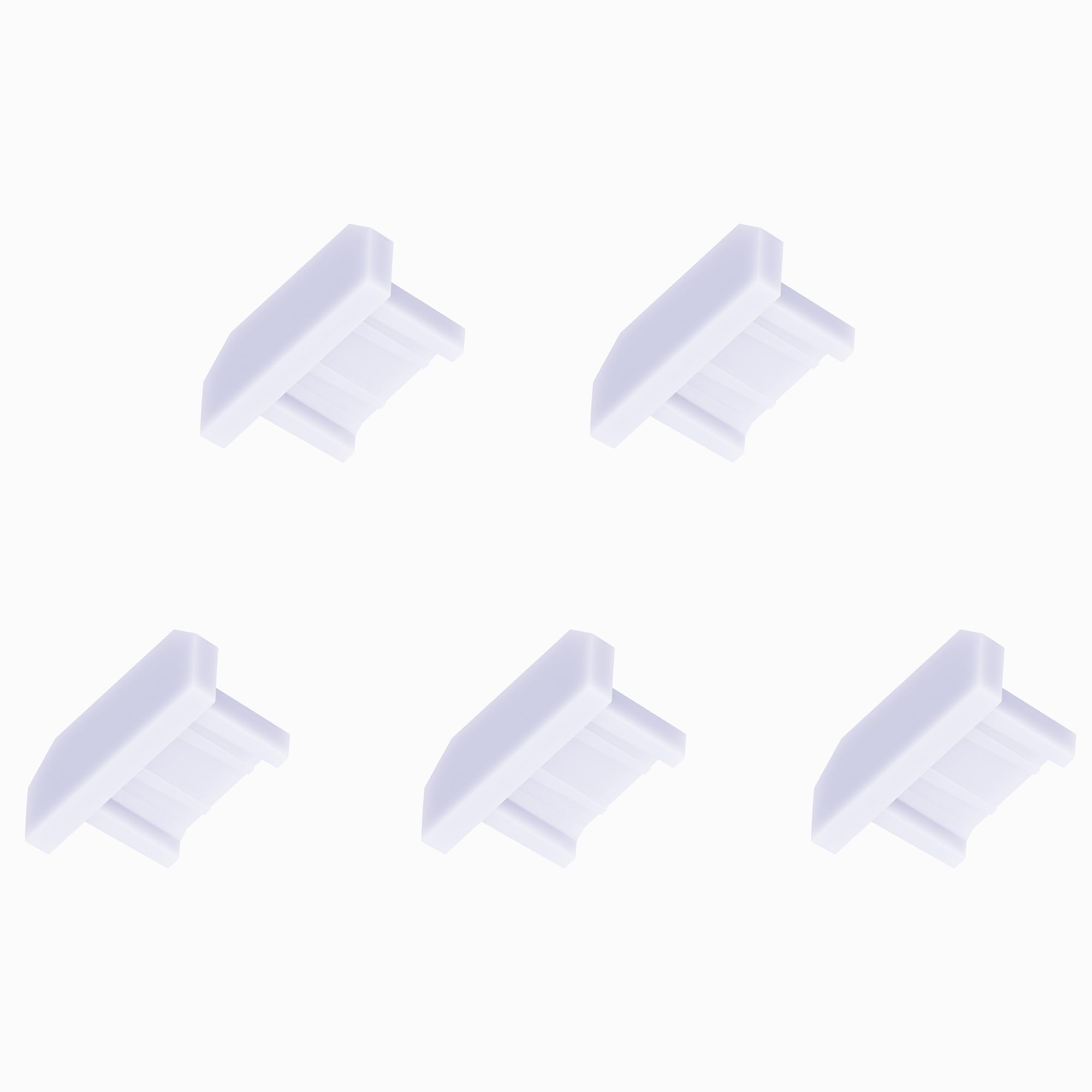 5 PCS Micro USB Port Anti-dust Plugs, Silicone Covers Caps Stoppers, Port Protector for PC Laptop Notebook Computers, Other Devices, 0.26 x 0.09 (LxW)