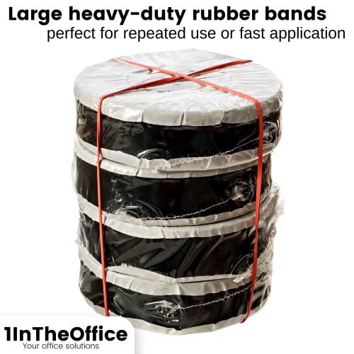 Image of 1InTheOffice Large Big Rubber Bands, 24 /Pack (48 bands)