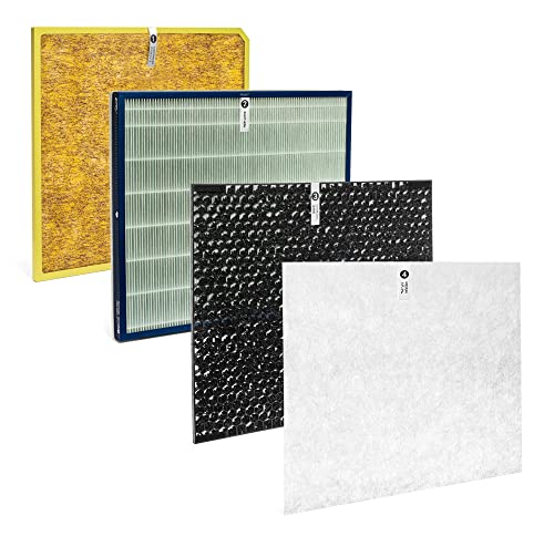Rabbit Air, A3 Air Purifier Filter Replacement for Model SPA-1000N Filter Kit, Includes Activated Carbon and HEPA Filter Replacement for Home Air Purifier - (Germ Defense Customized)