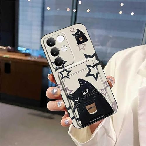 Phone Case Compatible with Realme C85 Pro 4G, Shockproof Design Card bag Anti-knock Card sleeve Durable Dirt-resistant Cartoon C