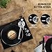 Belt Drive Turntable for Vinyl Record Player,Work with Bluetooth Speakers or Active Speaker,Built-in Phono Pre-amp,USB Digital Output,Magnetic Cartridge, 33/45 RPM,High-Gloss Wood Design