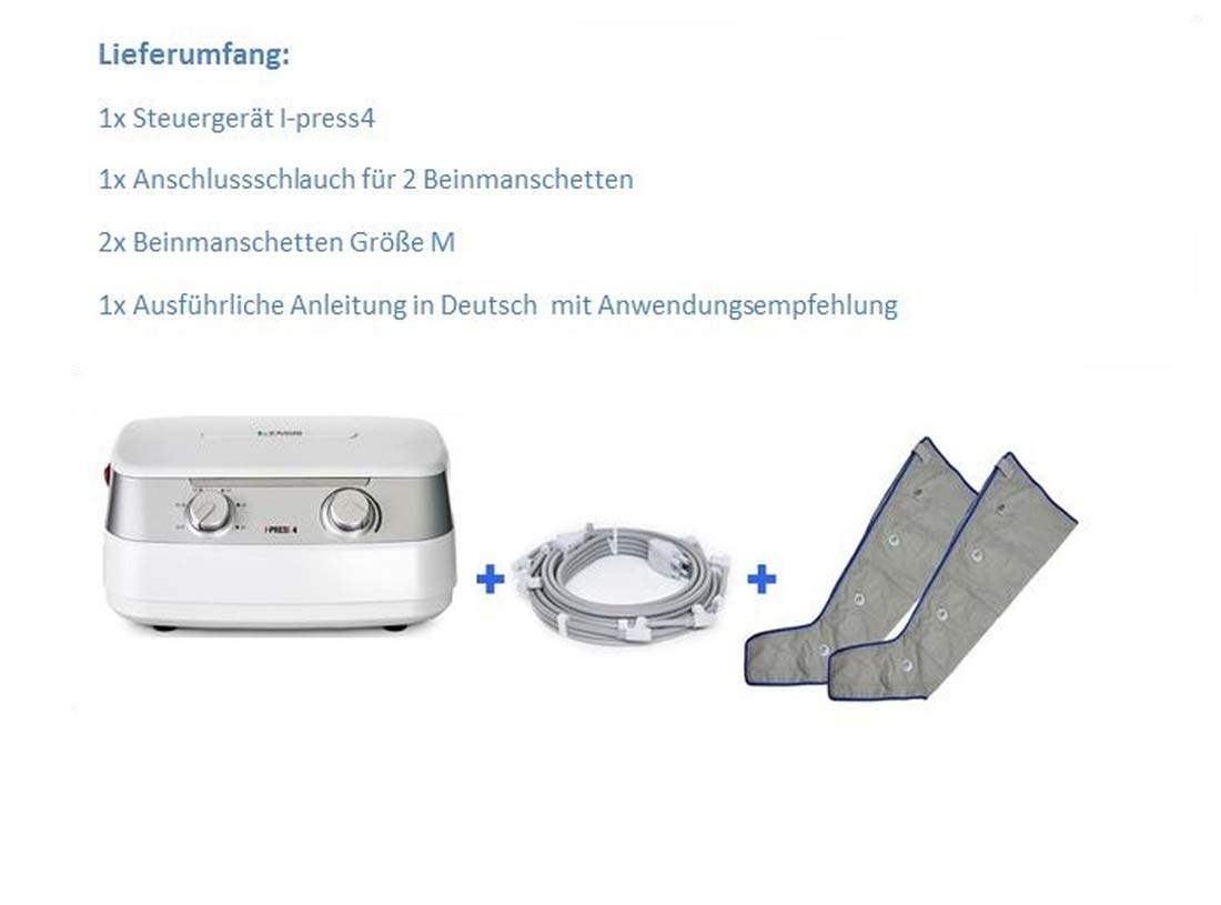 Lymphdrainage-gerät für Beine Größe M für Heimbereich und Physiotherapie Medizinisches Gerät