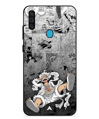 Image of Premium Anime 2 Case for Samsung Galaxy F11 (Glossy Finish) Soft-Touch Metal TPU Back Cover, Shockproof, Designer, Aesthetic Mobile Phone Case
