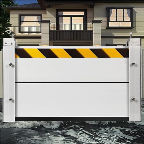 Hochwasserschutz Bei Türen Hochwasserschutz Barriere Tur Hochwasserschutz Garage Aluminium Hochwasserschutz Barriere Dammbalken Einfache Montage Und Demontage Hochwassersperre Silber 100 * 60cm