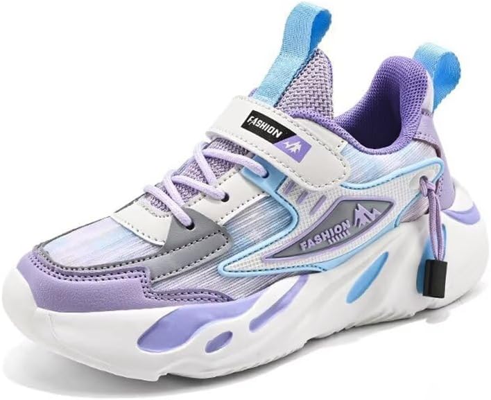 Kids Girl Lightweight Fashion Sport Shoes for Outdoor Street Running Walking Cycling