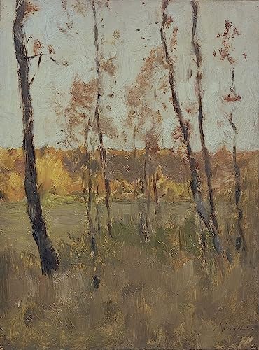 Photo d'Art Mural Automne Levitan 60x90cm - Émotion et Poésie Naturelle TVLAR