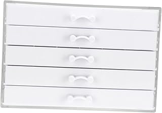 فوميز. صندوق تخزين بلاستيكي مكون من 120 قطعة، صندوق منظم للاقراط والمجوهرات، صندوق تخزين ادوات المكياج، صندوق تخزين شبكي، صندوق تخزين ادوات المانيكير، صندوق تخزين ادوات المانيكير، أرجواني