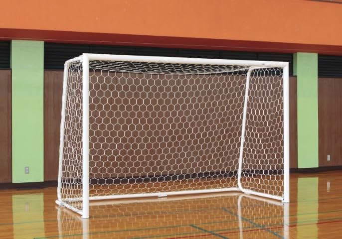 【エレガントで実用的♪】三和体育 アルミフットサルゴール 80 屋内用折タタミ式 学校 体育用品 S-4845