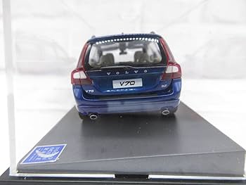 Amazon | ミニカー 1/43 ボルボ VOLVO V70 ブルー ディーラー正規品