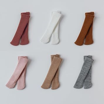 BJD Doll Accessories Pure Color Socks Long Socks | for Blyth Azone Momoko OB24 OB22 OB27 YMY Short 6 Pairs of