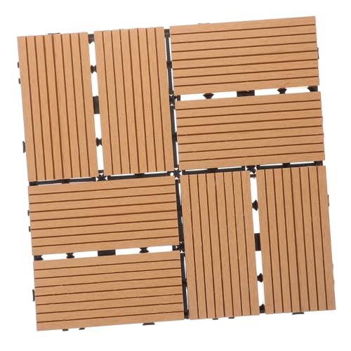 Baldosas de jardín entrelazadas Mikikit para crear un comedor exterior ideal
