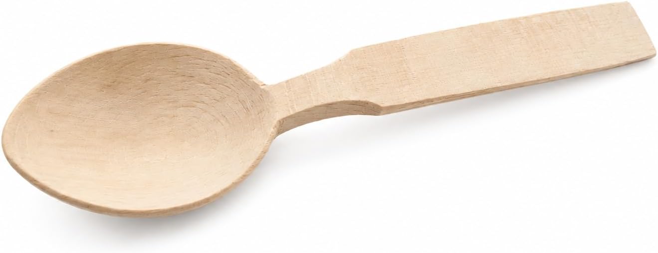 El Yapımı Ahşap Yemek Kaşığı, Doğal Kayın Ağacı, Kimyasal İçermez, Düğünler için Oyun Kaşığı olarak da kullanılabilir