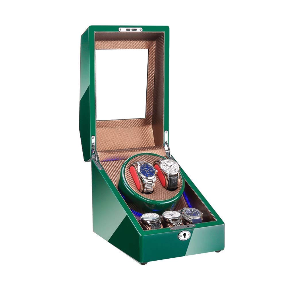 Remontoir montre automatique pour table de chevet avec moteur silencieux et LED