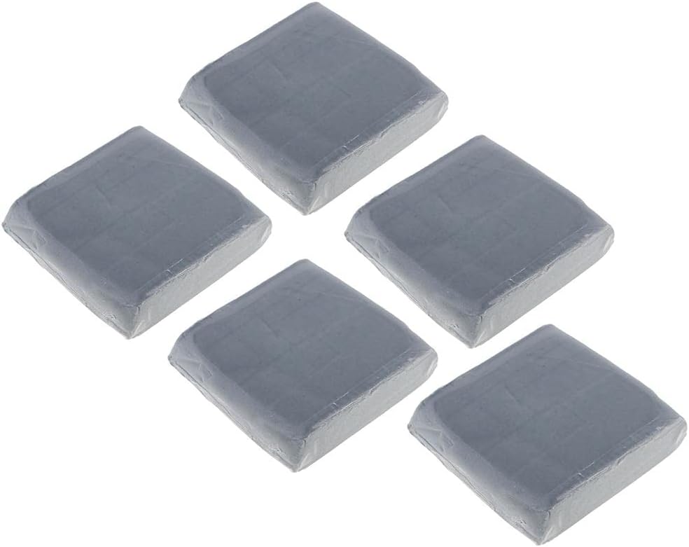 Kneaded Erasers for Art - able Putty Rubber Eraser Set, Sketching and Drawing Supplies, Large Size, Pack of 5 Grey Erasers, Artist Correction Tool and No Smudge Eraser, Ideal for