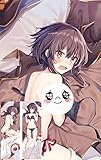 Megumin Anime Pillowcover 150x50cm(59x19.6inch) Peach Skin Body Pillowcase
