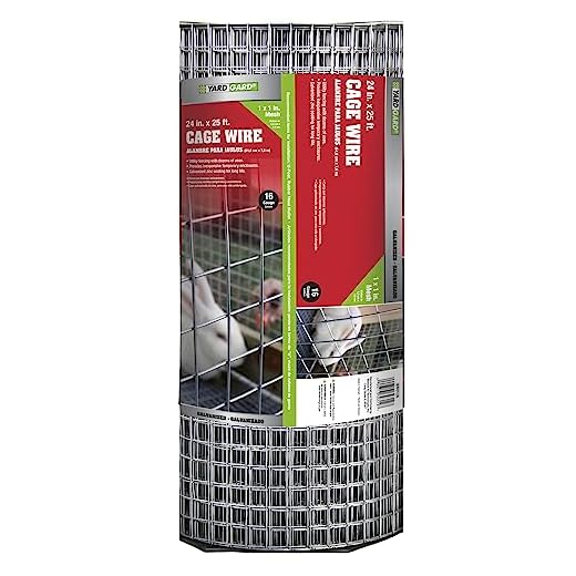 YARDGARD 309312A 24 inch by 25 Foot 16 Gauge 1 inch by 1 inch mesh Galvanized Welded Wire