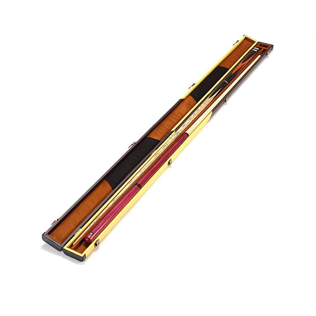 Estuche para Taco de Billar Unisex Caja para Tacos de Billar,Maletín rigido para Taco Billar (2 Unidades),Pool Snooker Cue Case Funda para Taco de Billar,Polipiel,Longitud 156 cm,3 Colores