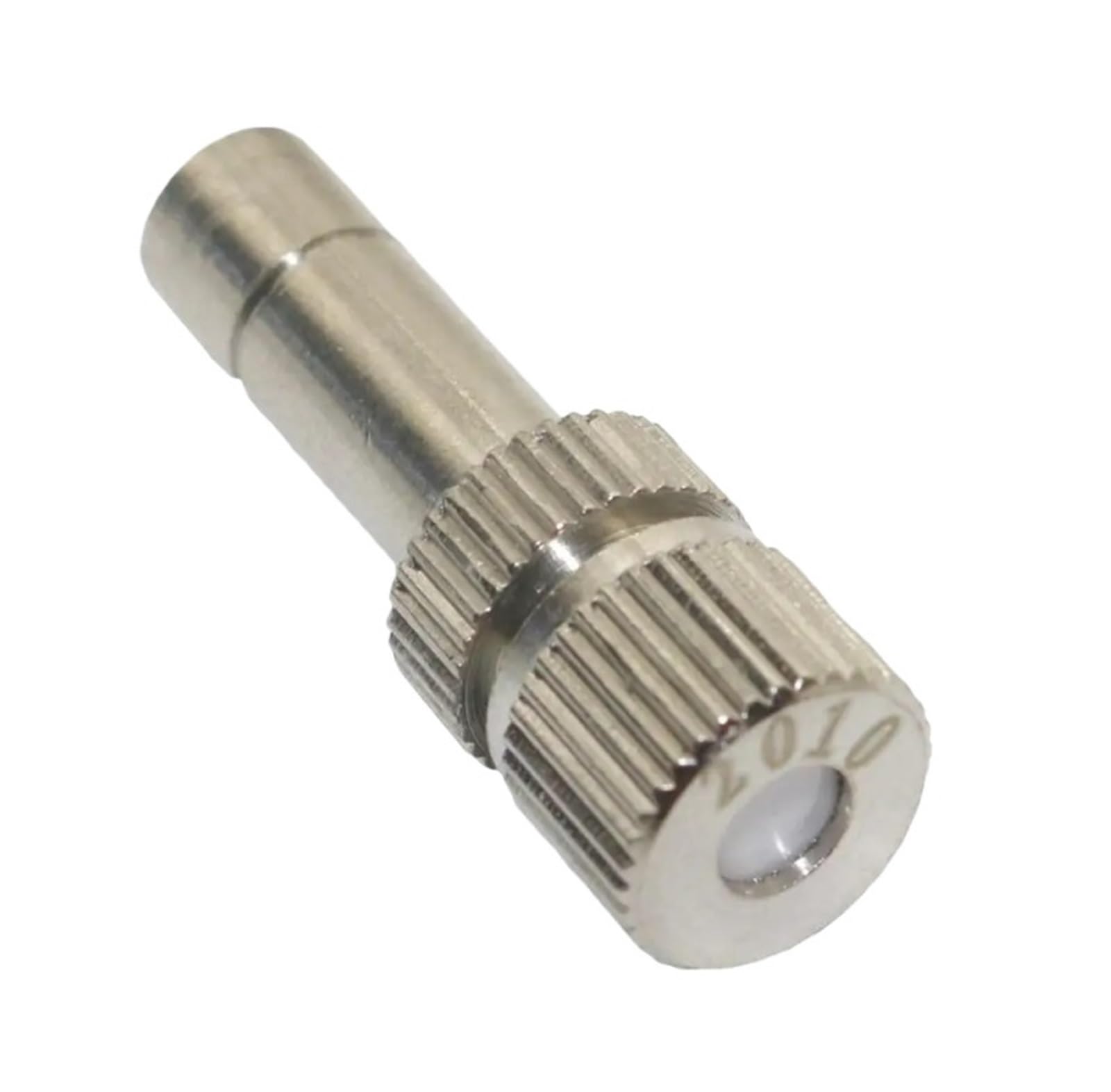 Varnok 0.4Mm Misting Nozzles 60 Pcs Brass Nickel Plated 6Mm Fine Atomization Nozzles(0.4Mm)