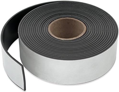 Master Magnetics ZG60A-A10BX Flexible Magnet Strip with Adhesive Back, 1/16" Thick, 1-1/2" Wide, 10' (1 Roll)