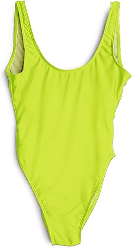 Miniatura 3 de Leoparts Trajes de baño retro de una pieza para mujer de corte alto y espalda baja de los años 8090