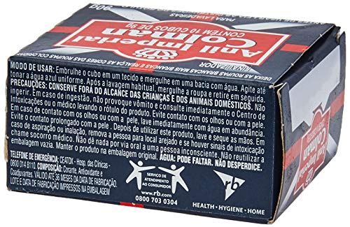 Branqueador Pós Lavagem 90G Cubo Unit, Anil Colman