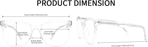 Miniatura 6 de Zeelool Gafas clásicas geométricas con bloqueo de luz azul JGP791781