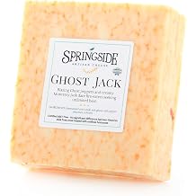 Monterey Jack Ghost Pepper Cheese 3-Pack | 3 8 oz Pieces | Creamy Monterey Jack Mixed with Blazing Hot Ghost Peppers