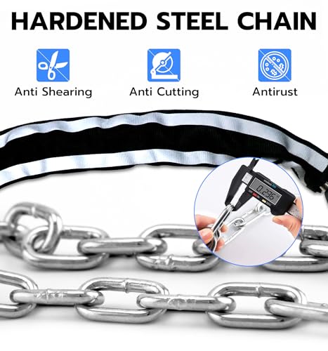 Anweller Scooter Chain Lock, Electric Scooter Accessories, Fingerprint Keyless Biometric Smart Bluetooth App Electronic Digital Heavy Duty Anti Theft Bike Lock - image 7