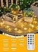 Minetom Fairy Lights with Remote, 66 Feet 200 Led Firefly String Lights Plug in for Bedroom Home Wall Ceiling Christmas Tree Wreath Craft Wedding Party Indoor Outdoor Decoration, Warm White