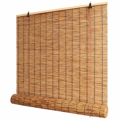 Bamboo Roll up Blinds Outdoor, Weather Resistant Bamboo Roller Shades
