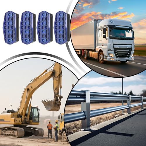 Alarma automotriz solar intermitente con tecnología de destello LED autónomo 5