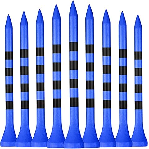 LIKOSO Bamboo Golf Tees 2 3/4 inch Wooden Golf Tees Long Pack of 100 for Golf Driver Accessories Cover