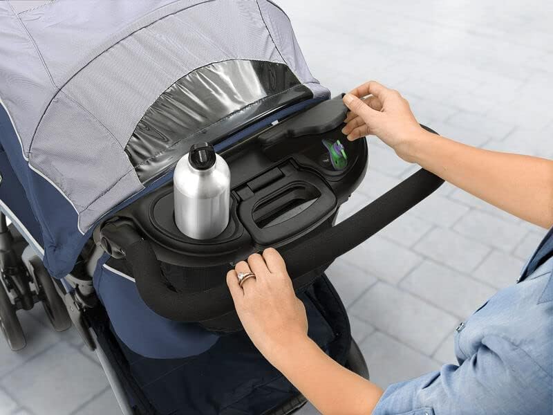 Chicco Cortina CX Stroller, Pram for 0-5 years New Born / Baby / Toddler / Kid (Boy,Girl), 8 Reclining Positions with Cradle-effect Seat, Easy One-hand Folding, Linked Brakes and Shock-proof Wheels, 3