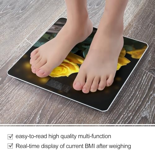 Balanza de baño digital con pantalla LCD y vidrio templado miniatura 5