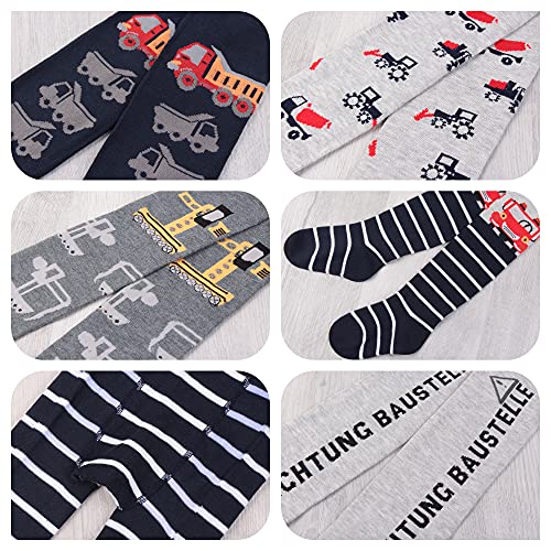 L&K-II 6er Kinder Jungen Strumpfhose Strickstrumpfhose mehrfarbig 2735 98-104