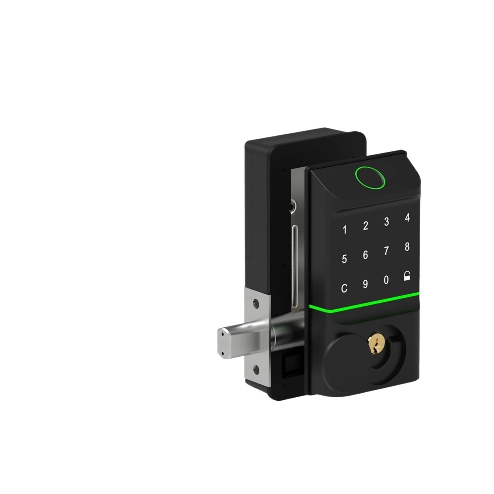 DIGNIFE Smart Door Lock, Biometric Fingerprint Smart Door Lock Electronic Lock for Standard Left and Right Doors(Tt)