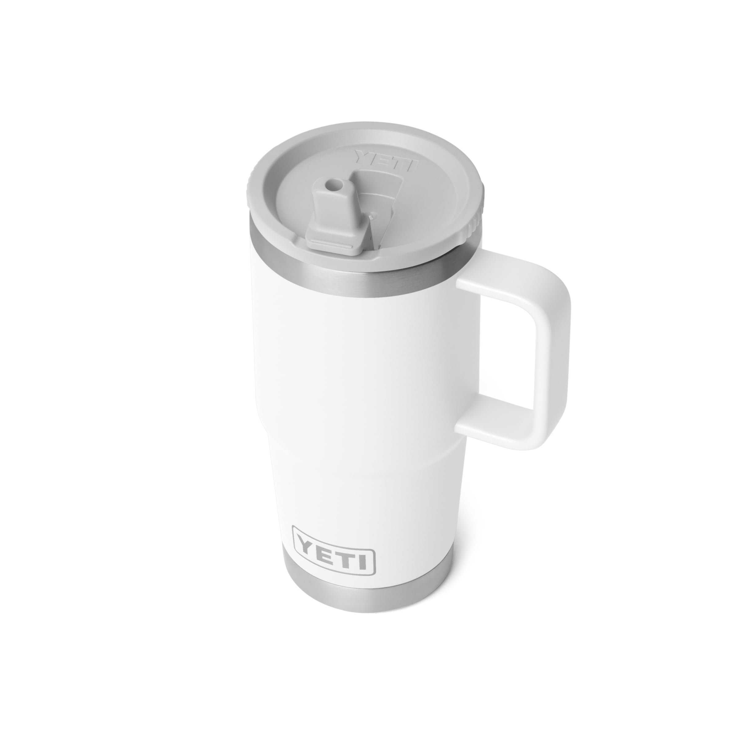 YETI Rambler Gobelet avec couvercle à paille, blanc, 591 ml
