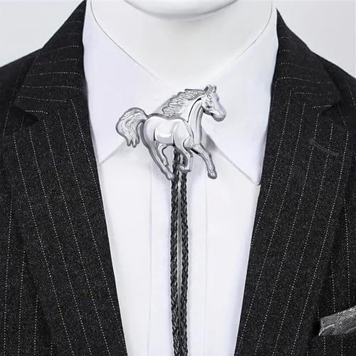 Image of Jeilwiy Bolo Tie for Men, Western Bolero Tie Cowboy Ties Native American Cowgirl Bolo Tie Accessories for Men Women