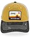 Jeep Have Fun Out There Patch Garment Washed Trucker Hat Unstructured (US, Alpha, One Size, Yellow)