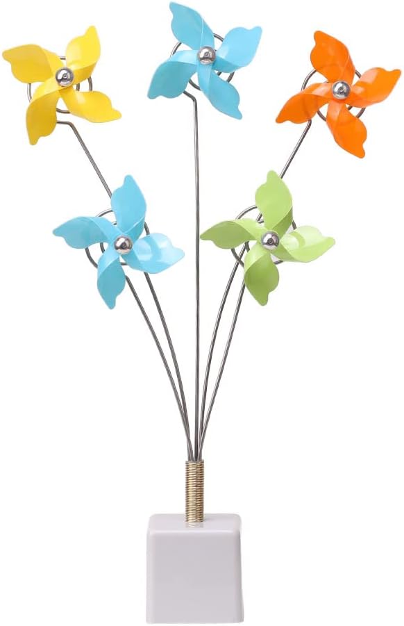 Pinwheel Shape Table Card Memo Holder Stand,1 Pcs Photo