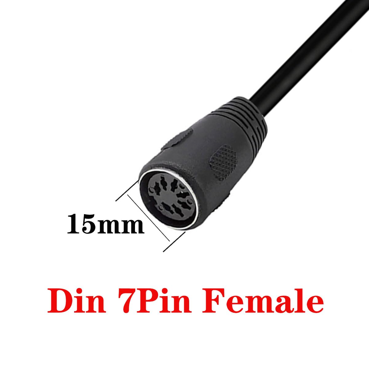 HTGuoji 7 Pin Din Cable, Midi 7-Pin Din Male to Female Controller Interface Audio Cable for Bang & Olufsen, Naim - Image 3